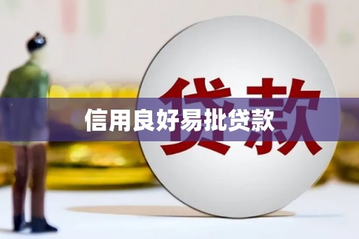 丰南信用良好易批贷款