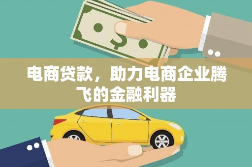 丰南电商贷款，助力电商企业腾飞的金融利器