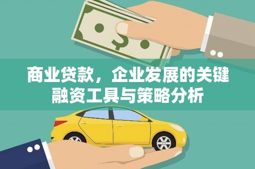丰南商业贷款，企业发展的关键融资工具与策略分析