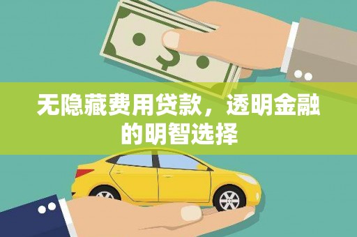 丰南无隐藏费用贷款，透明金融的明智选择