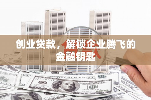 丰南创业贷款，解锁企业腾飞的金融钥匙